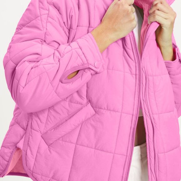 Zip Up Collared Neck Long Sleeve Jacket - Picture 11 of 16